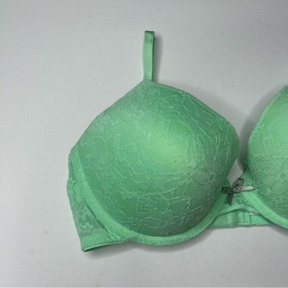 Xhilaration Green lace push up Bra 36D Intimates & Sleepwear - Picture 3 of 6